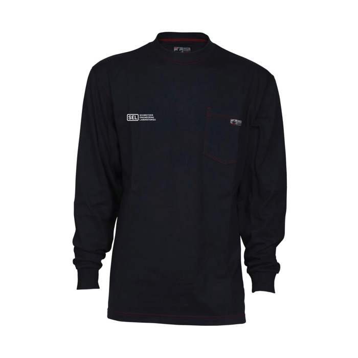 MCR Flame Resistant Lightweight Long Sleeve T Shirt.  CAT2 Protection